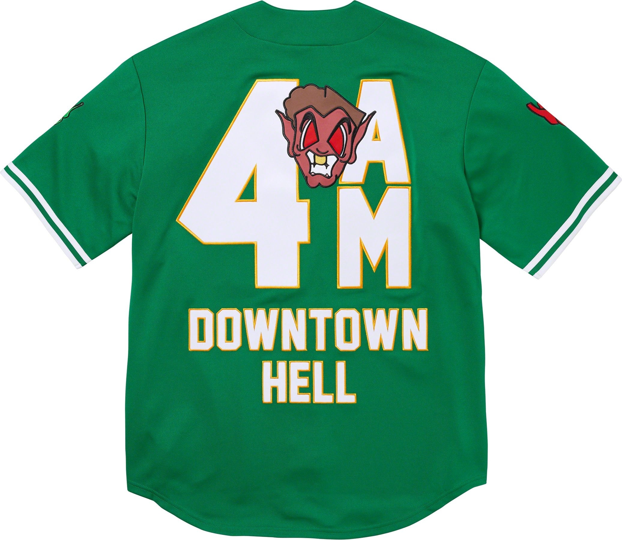 Supreme®/Mitchell & Ness® Downtown Hell Baseball Jersey view 12